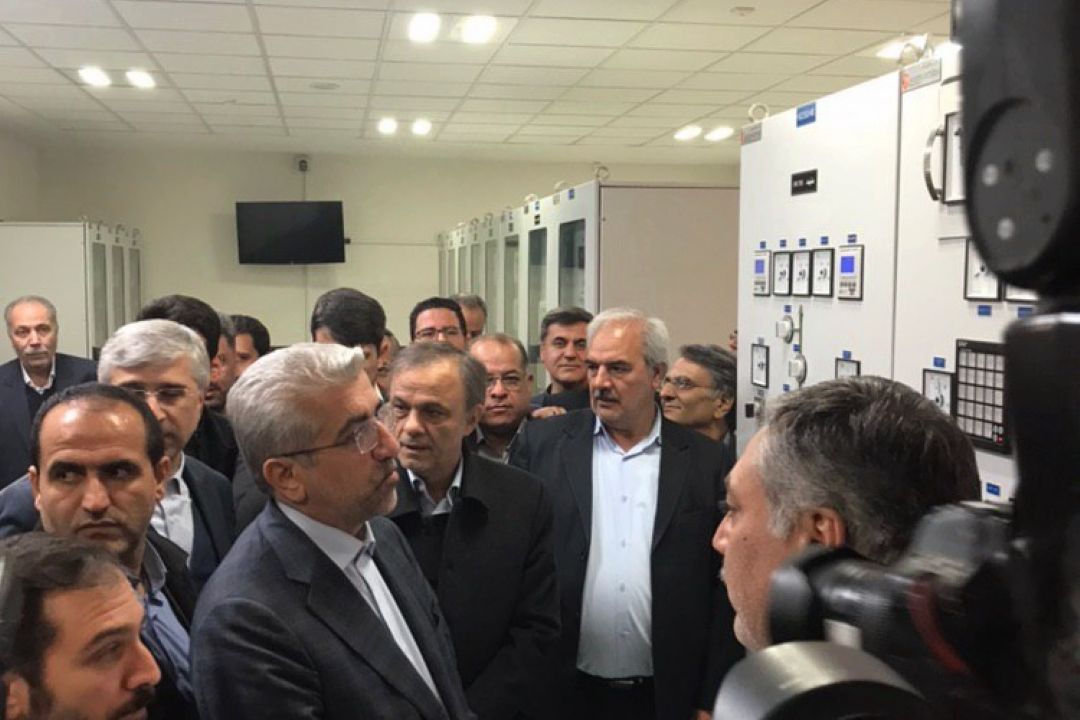  نخستین پست زیرزمینی فوق توزیع برق کشور با حضور رضا اردکانیان وزیر نیرو در مشهد بهره برداری شد.