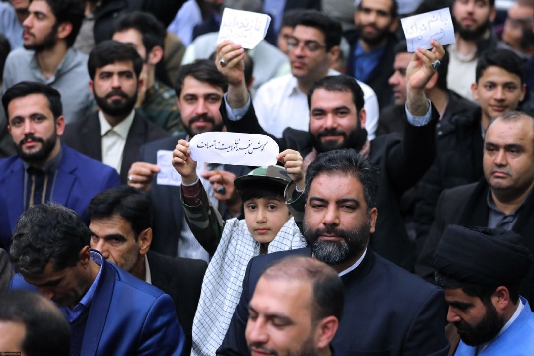دیدار مداحان اهل‌بیت علیهم‌السلام با رهبر انقلاب