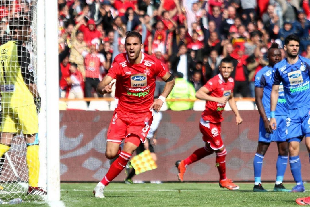 پنالتی از دست رفته استقلال تهران مقابل پرسپولیس