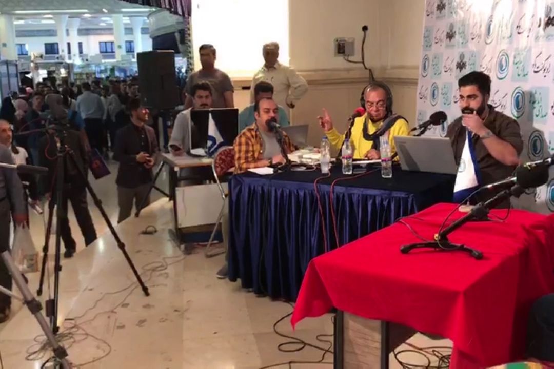 بخش هایی از پشت صحنه برنامه زنده الف ب بسم الله (9 اردیبهشت)