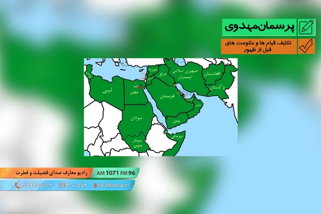 تكلیف قیام ها و حكومت های قبل از ظهور