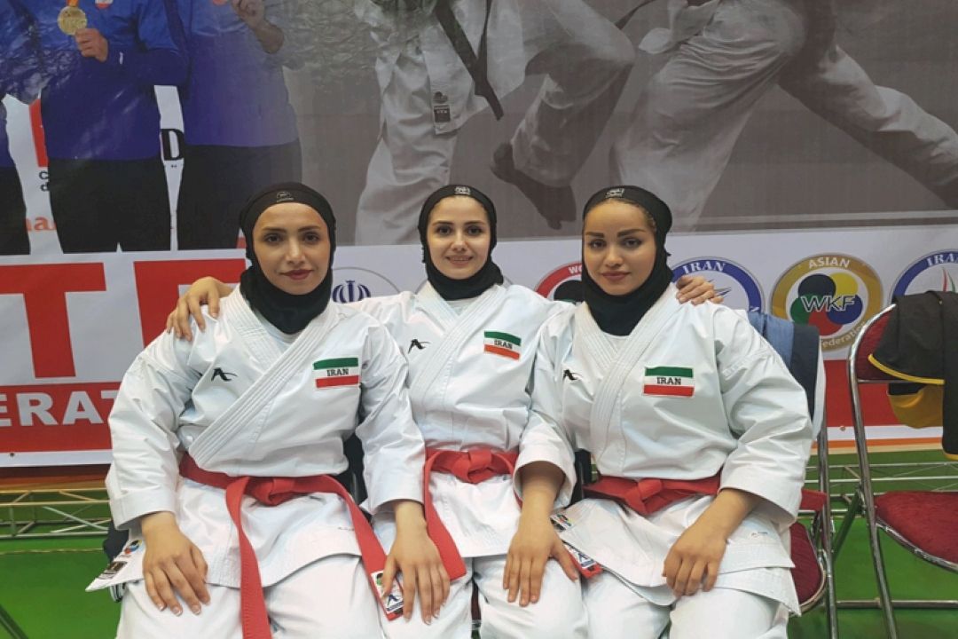 مبارزه چهار فینالیست كاراته ایران در رقابت های قهرمانی آسیا