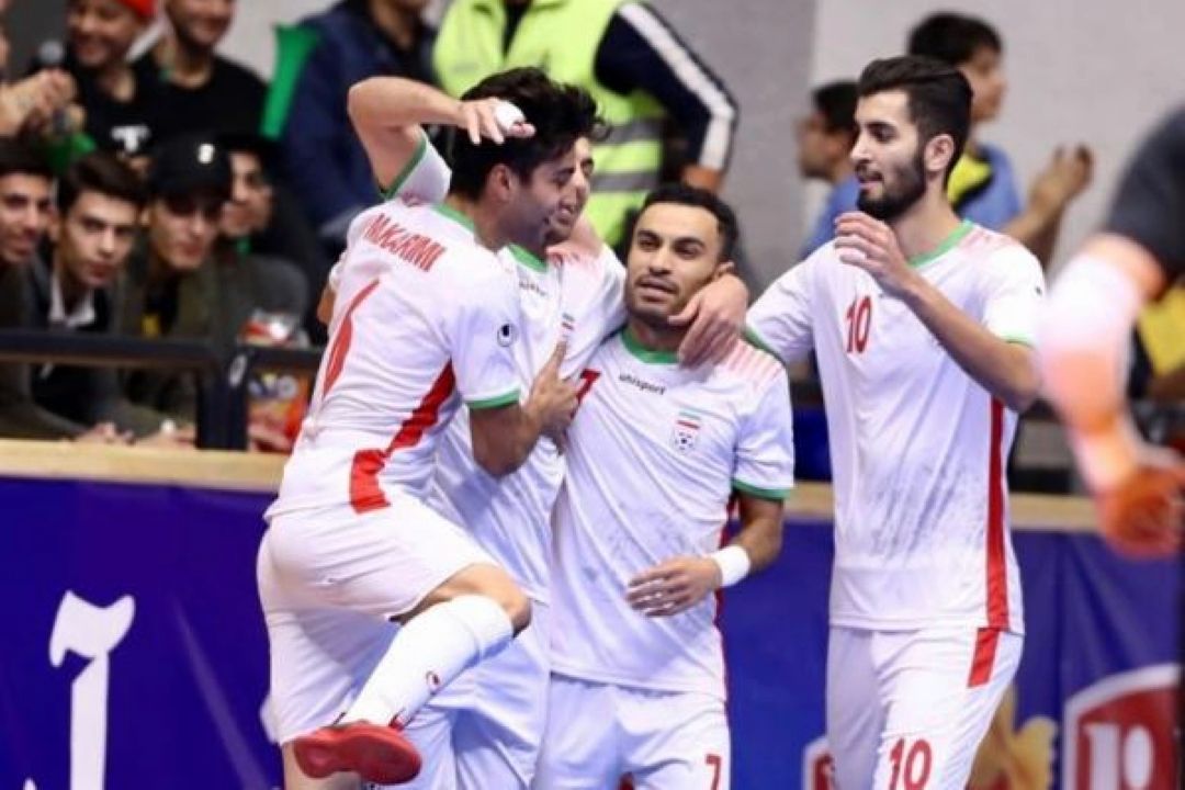 تساوی پُرگل تیم ملی فوتسال ایران برابر اسلواكی 
