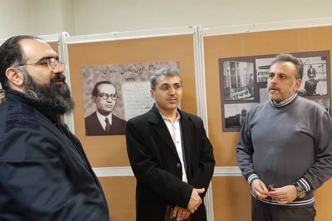 بازدید دكتر حبیبی سرپرست رادیو فرهنگ از پخش رادیو فرهنگ