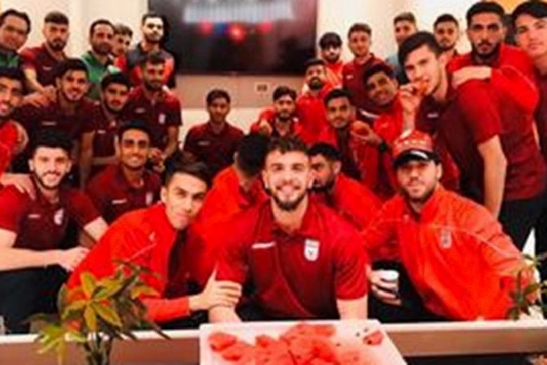 مراسم شب یلدا در اردوی تیم فوتبال امید