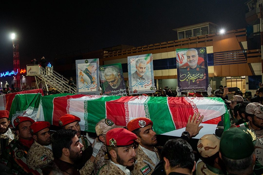 ورود پیكر مطهر سردار سپهبد شهید «قاسم سلیمانی» به میهن