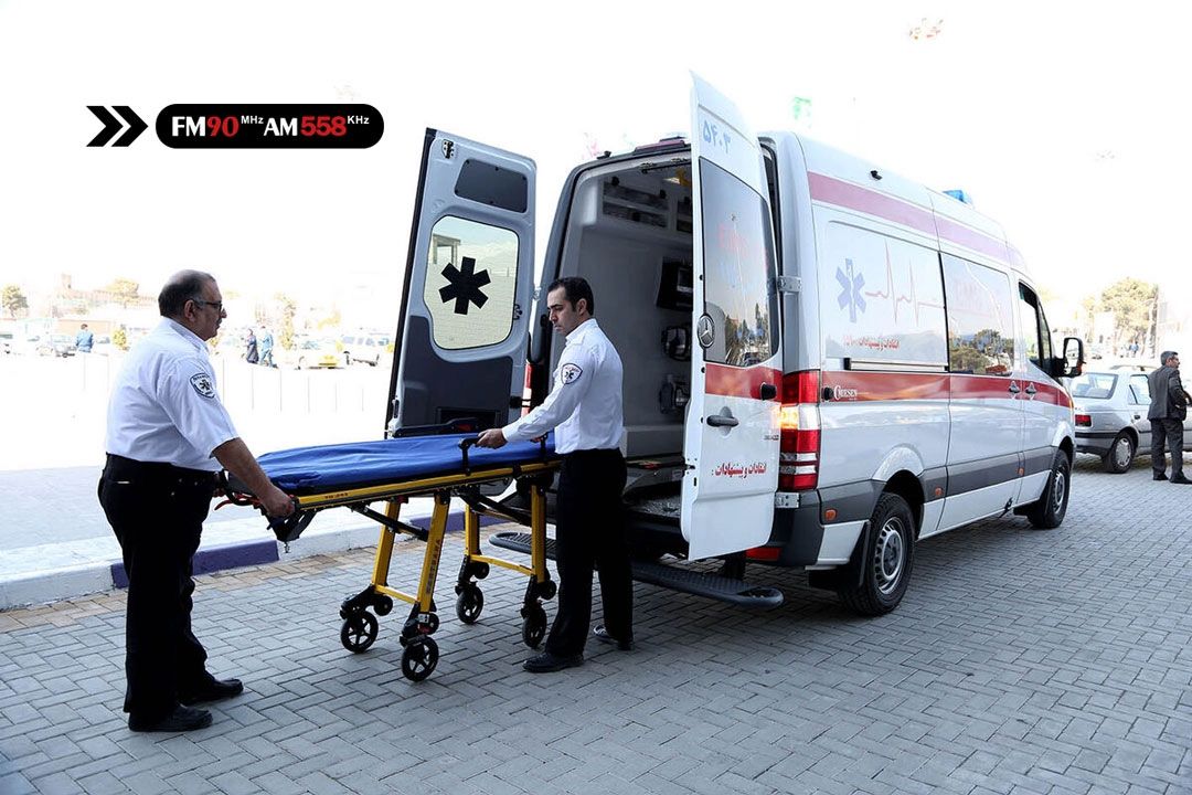 بیمار پرت شده از آمبولانس، وضعیت رضایت بخشی دارد
