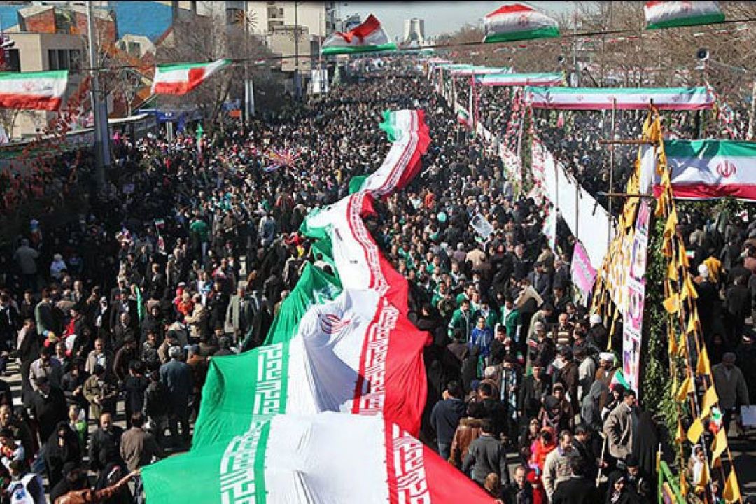 مراسم راهپیمایی 22 بهمن در تهران آغاز شد