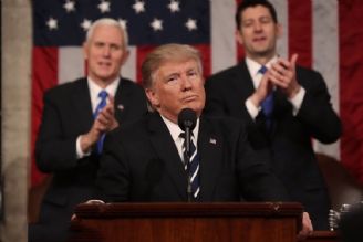 حاشیه های سخنرانی ترامپ در كنگره آمریكا