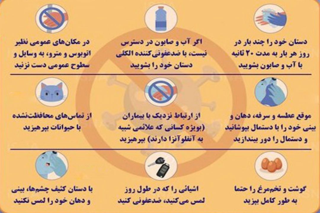 توصیه‌هایی برای پیشگیری از ابتلا به ویروس كرونا