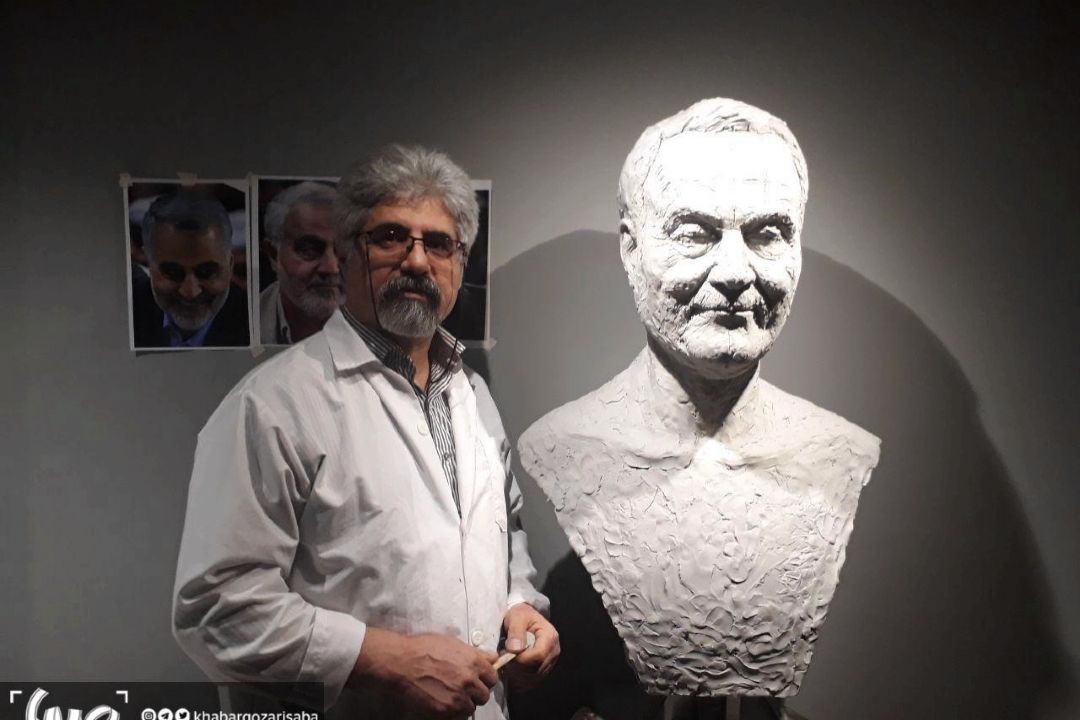 استاد علی لوایی: تلاش می كنیم ساخت سردیس شهید سلیمانی در پایان جشنواره هنرهای تجسمی پایان یاید