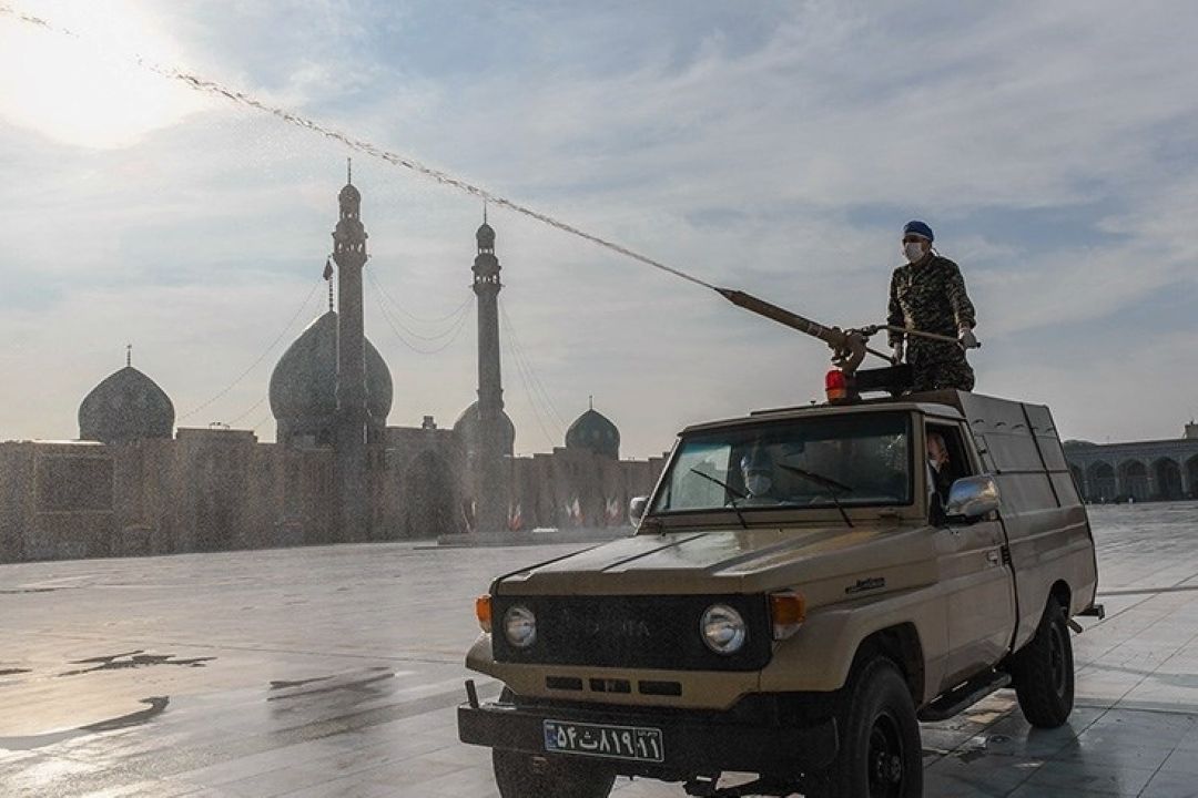 تشكیل قرارگاه زیستی در نیروی زمینی سپاه/ استقرار یگان‌های رفع آلودگی نزسا در مناطق آلوده به كرونا