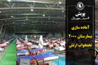 آماده سازی بیمارستان ٢٠٠٠ تختخواب ارتش