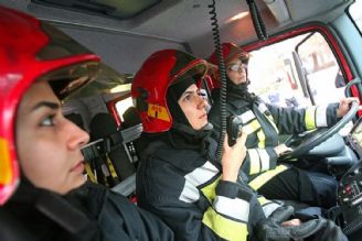 بانوان ایرانی به سازمان آتش‌نشانی می‌پیوندند