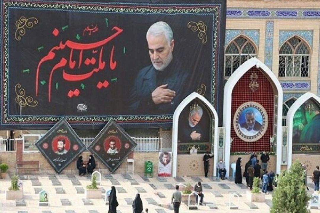 پرچم انتقام در دستان لشكر سلیمانی/ كرمان برای حاج قاسم بسیج شد