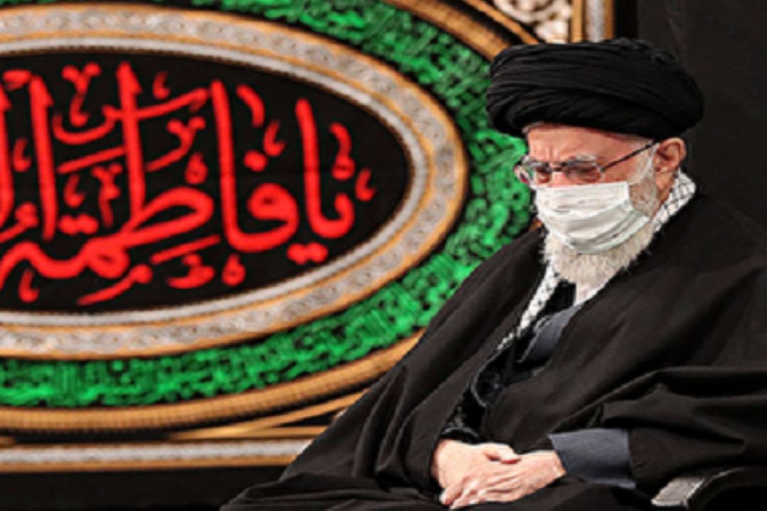 آخرین شب عزاداری فاطمیه‌ باحضور رهبر انقلاب