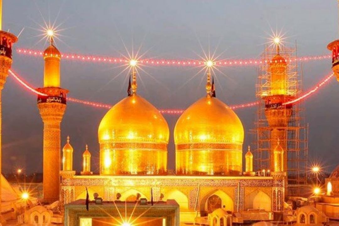 طلاكاری گلدسته حرم كاظمین در انتظار تصمیم تولیت 