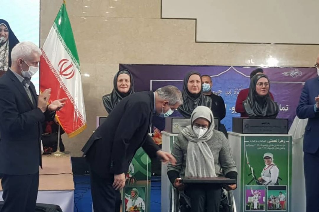 رونمایی از تندیس چهار ملی پوش پارالمپیكی 