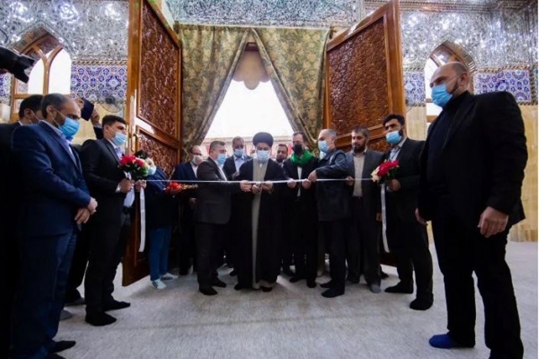افتتاح طرح توسعه مقام حضرت مهدی (عج) در کربلا 