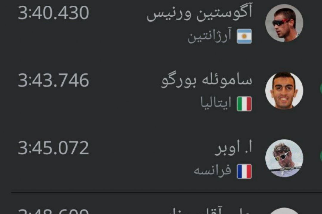 قایقران كشورمان از راهیابی مستقیم به مرحله نیمه‌نهایی بازماند