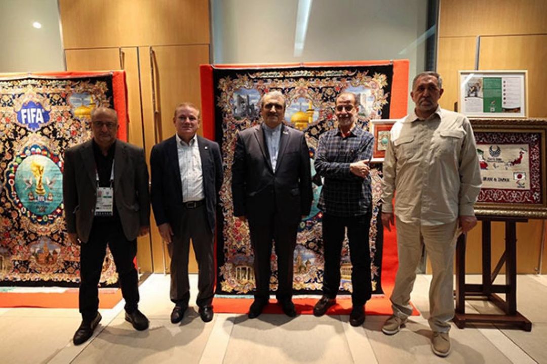 برگزاری مراسم رونمایی از تابلوفرش پارالمپیك در توكیو