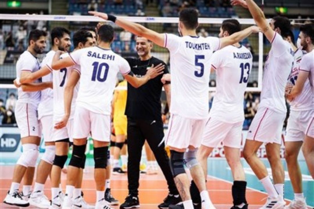 والیبال ایران بر بام آسیا