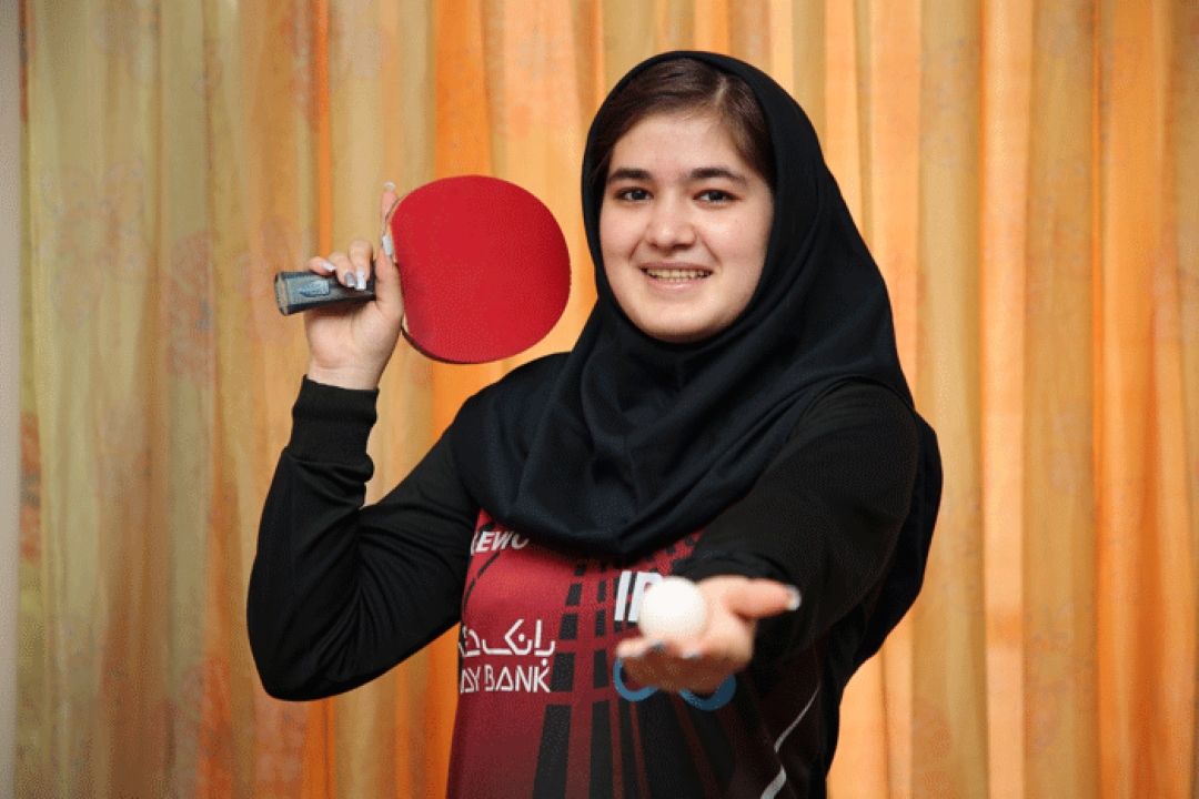 شگفتی دختر پینگ پنگ باز ایرانی در آسیا