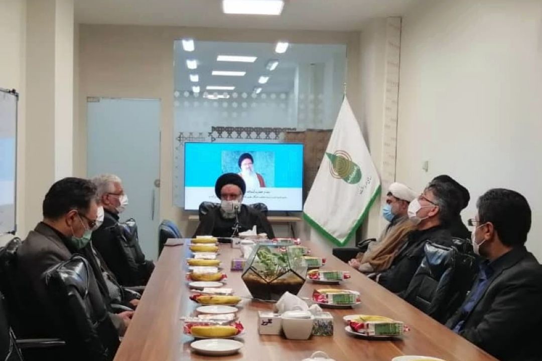 بازدید آیت الله خاتمی عضو هیئت رئیسه مجلس خبرگان رهبری از رادیو زیارت