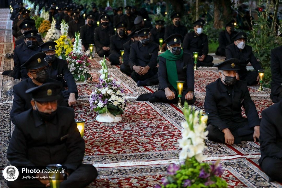 مراسم شام غریبان شهادت امام رضا(ع) در حرم مطهر رضوی 