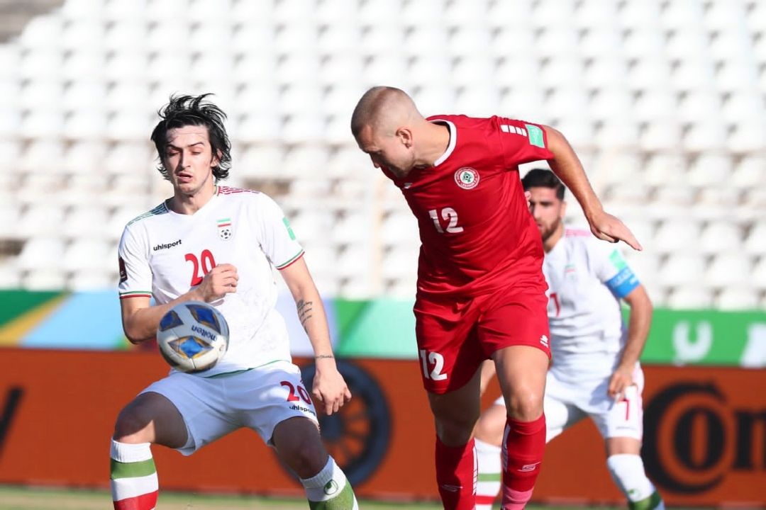 گل اول سردار مقابل لبنان