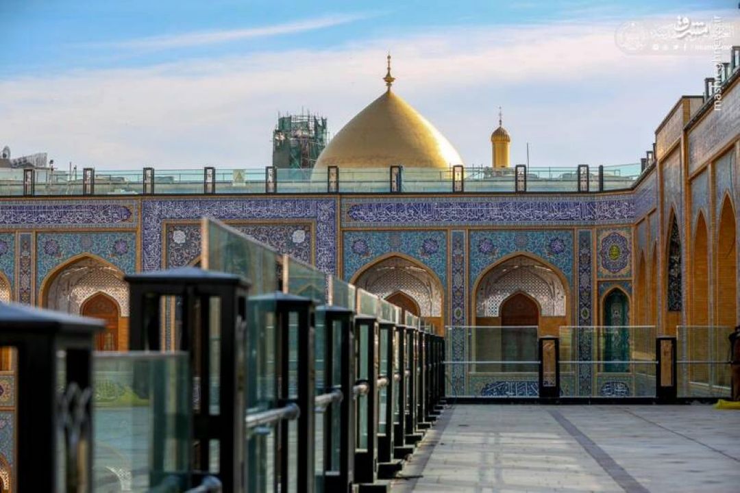افتتاح صحن حضرت زهرا(س) در حرم امیرالمومنین(ع) همزمان با سالروز ولادت بانوی بزرگ اسلام 
