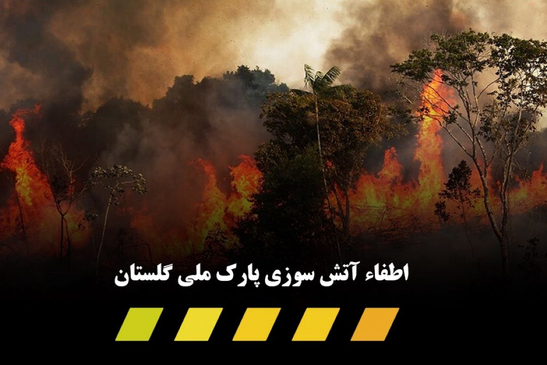 آتش سوزی پارك ملی گلستان اطفاء شد.