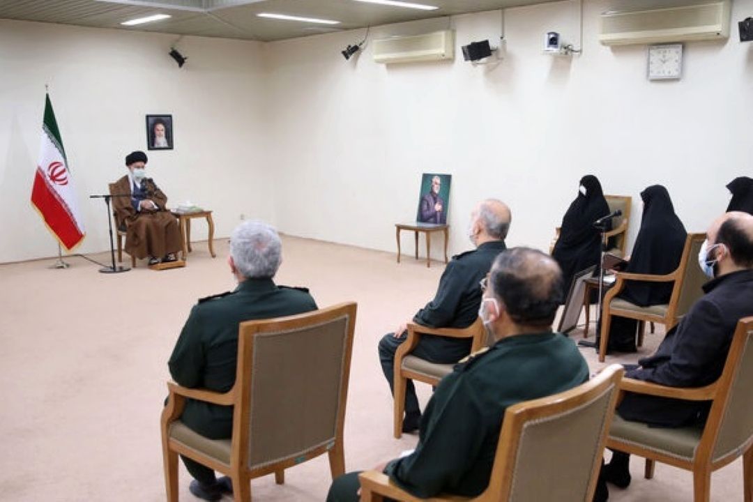 دیدار اعضای ستاد بزرگداشت و خانواده سردار شهید سپهبد حاج قاسم سلیمانی با رهبر انقلاب