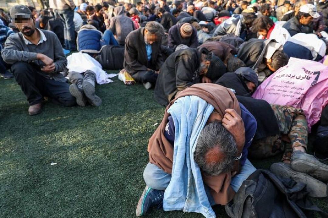 بررسی وضعیت معتادان متجاهر در تهران 