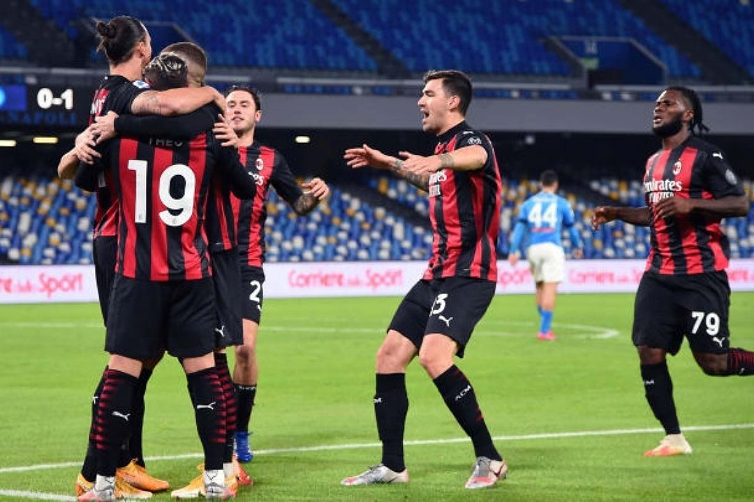 خلاصه دیدار ناپولی 0-1 میلان