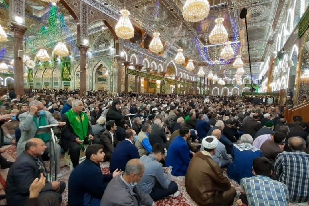 تحویل سال نو در حرم امام حسین علیه السلام
