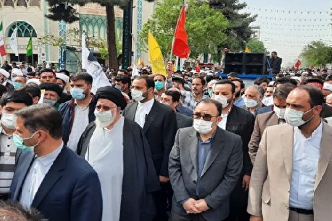 مراسم تشییع پیکر حجت الاسلام شهید اصلانی 