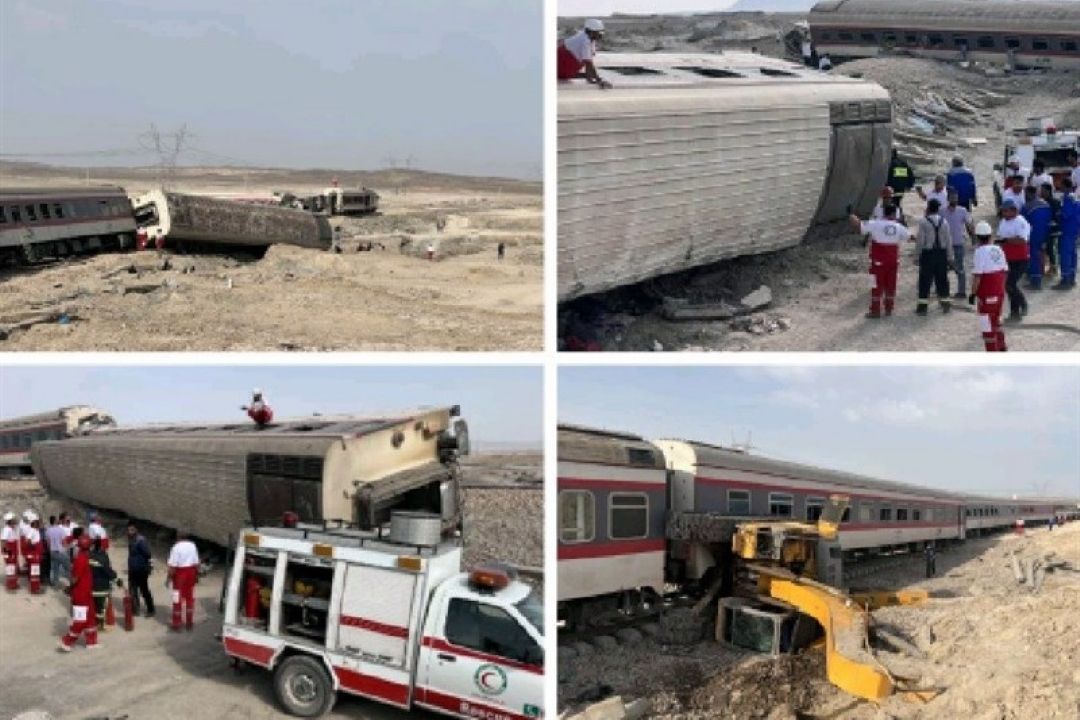 جزئیات حادثه قطار مسافری مشهد ـ یزد/ 2 علت اصلی حادثه شناسایی شد