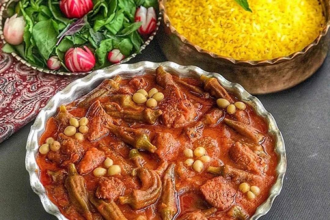 طرز تهیه و طبخ خورشت بامیه اصیل جنوبی