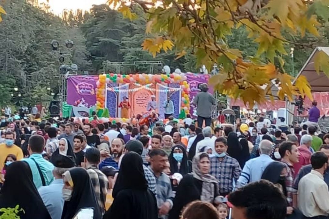 جشن باشكوه 10 كیلومتری عید غدیر در تهران