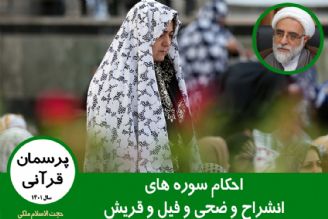 احكام سوره های انشراح و ضحی و فیل و قریش