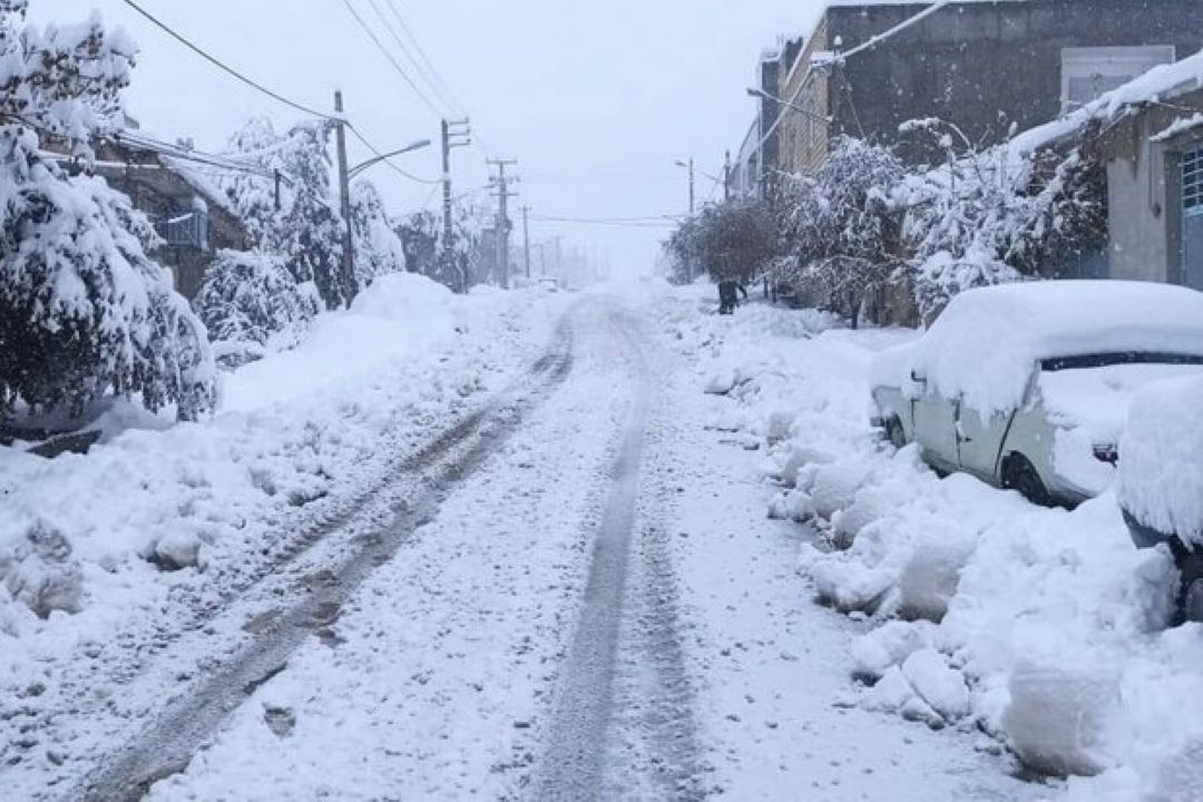 ایران برفی می‌شود