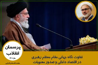 تفاوت نگاه جهانی مقام معظم رهبری در اقتصاد داخلی و صدور معنویات