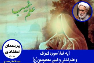 آیه 188 سوره اعراف و علم لدنی و غیبی معصومین(ع)