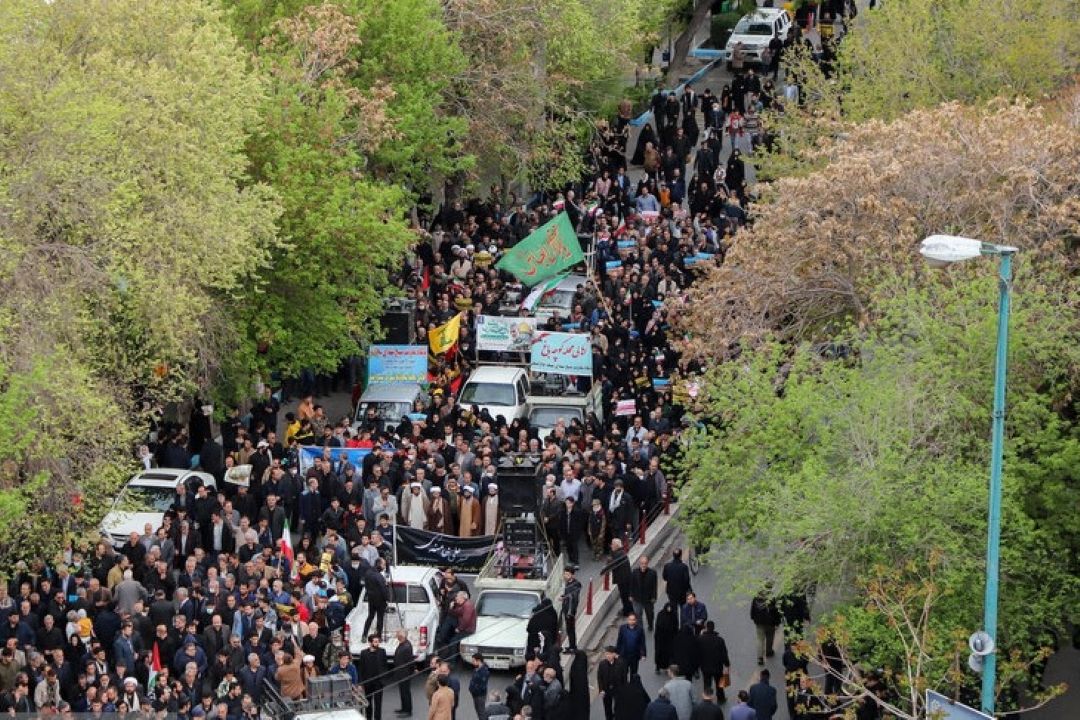 مراسم راهپیمایی روز جهانی قدس با حضور مردم در سراسر ایران برگزار شد