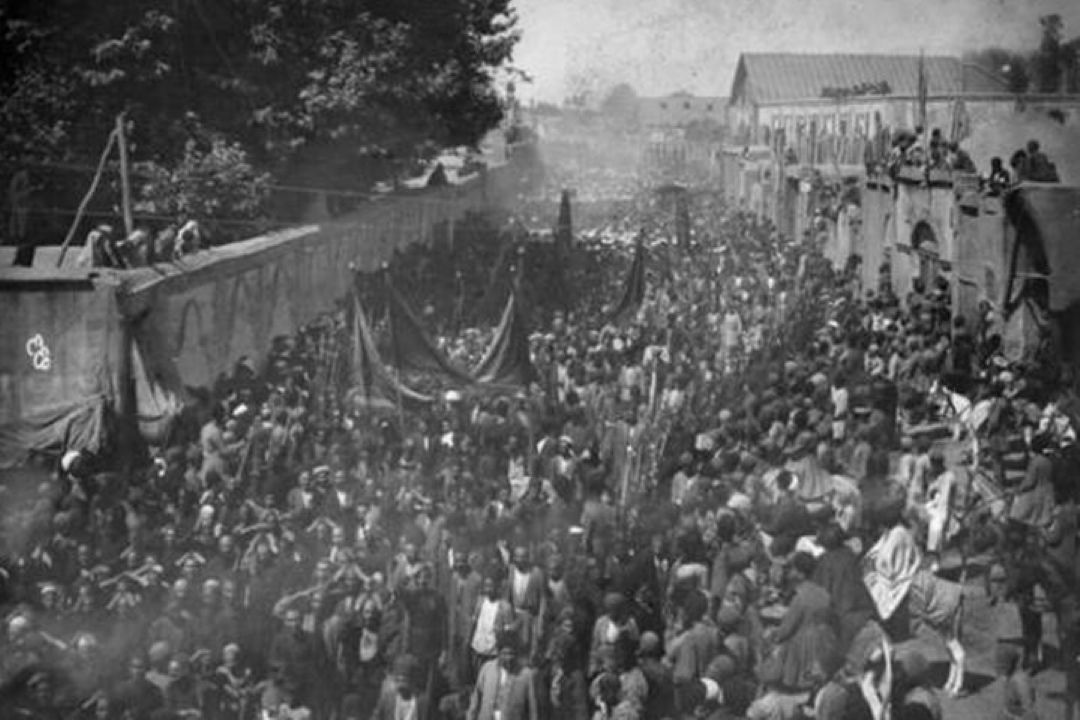 قدیمی ترین صدای ضبط شده از نوحه خوانی و تصاویر مراسم عزاداری در زمان قاجار