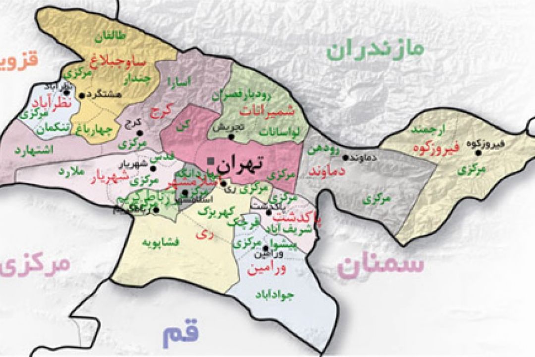 بررسی مشكلات محیط زیست استان تهران در 