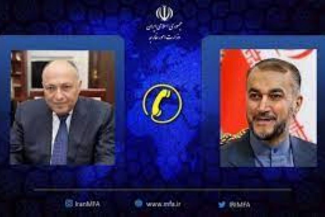 وزرای خارجه جمهوری اسلامی ایران و مصر؛ بر لزوم پایان حملات وحشیانه صهیونیست ها به غزه تأكید كردند.