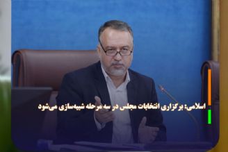 اسلامی: برگزاری انتخابات مجلس در سه مرحله شبیه‌سازی می‌شود