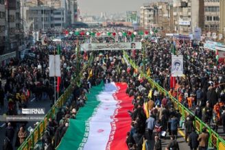 حضور پور شور مردم عزیز كشورمان در مسیر راهپیمایی 22 بهمن